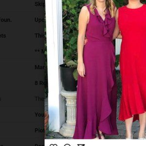 Leith Maxi Dress, Size Medium Fucshia